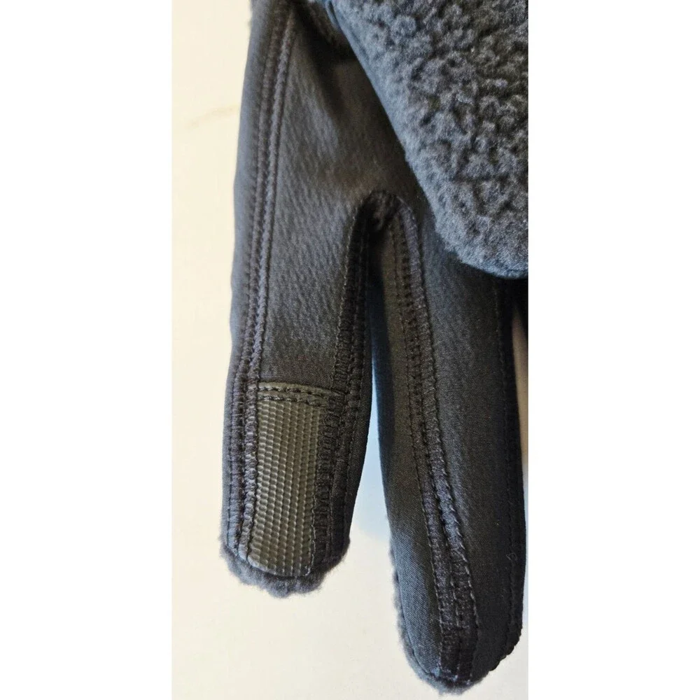 Columbia Womens Helvetia II Sherpa Fleece Gloves M Medium Black Touchscreen New